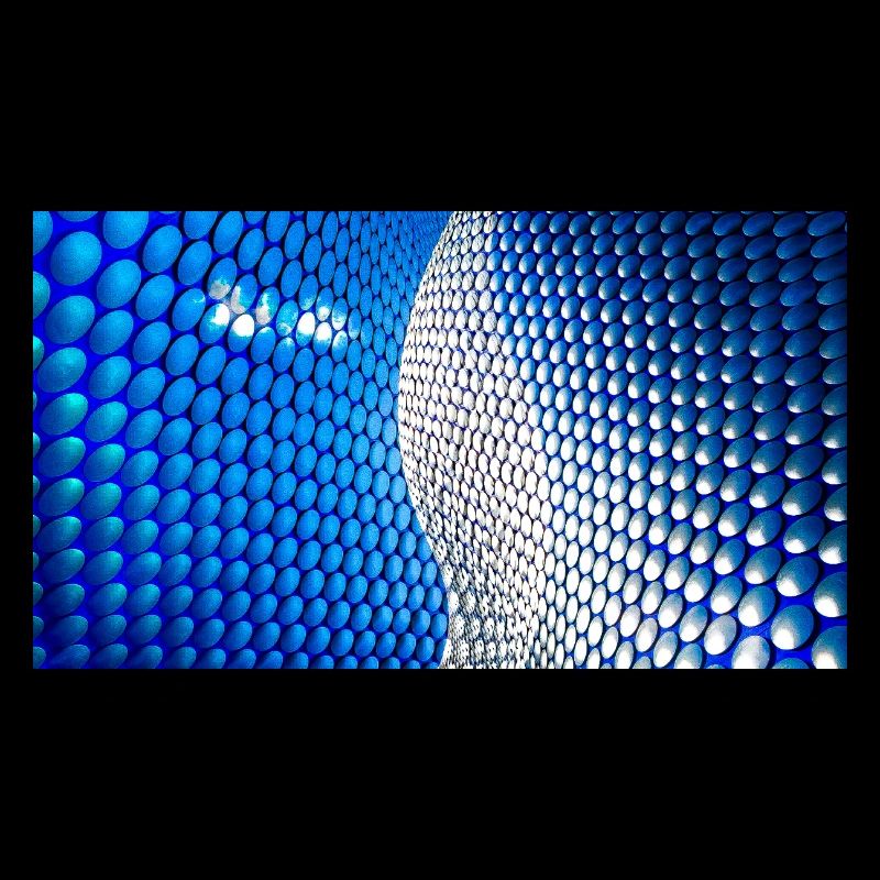 Cobalt Bubblewave Abstract