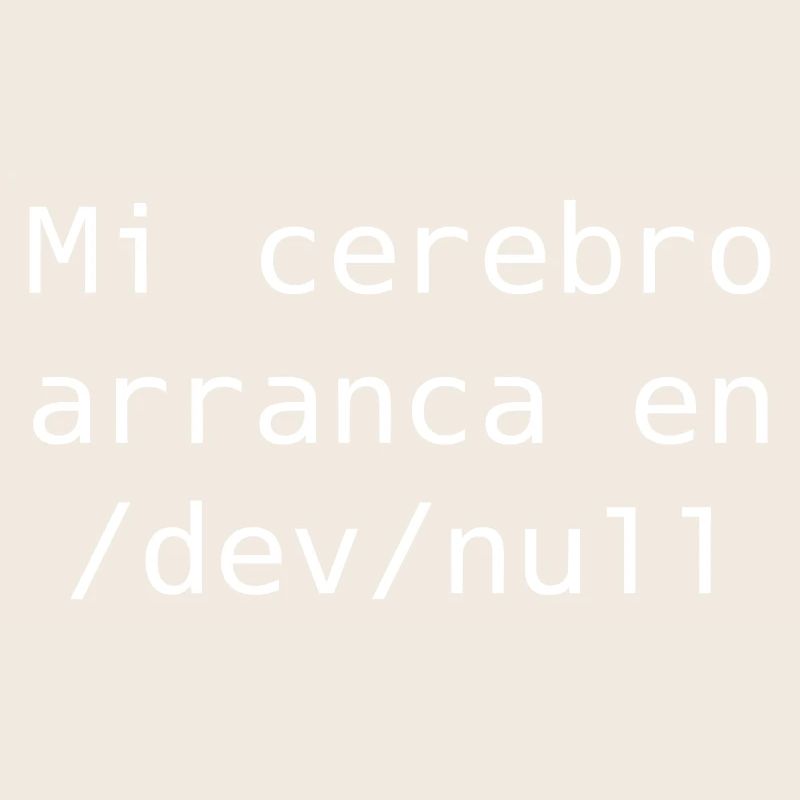 Mein Gehirn beginnt in /dev /null
