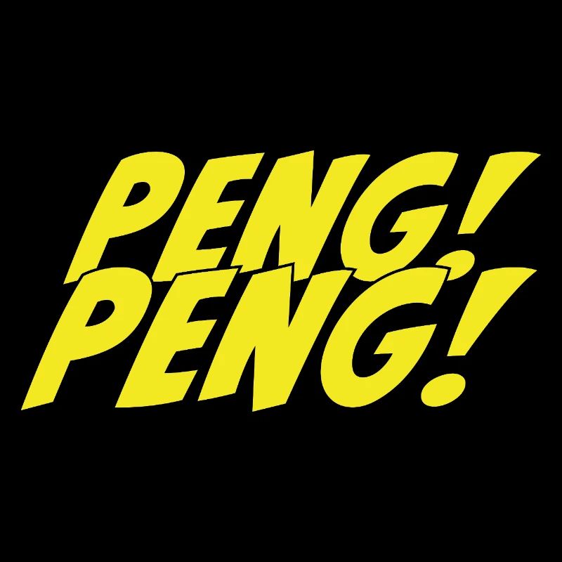 Peng Peng Vintage Comic Stil