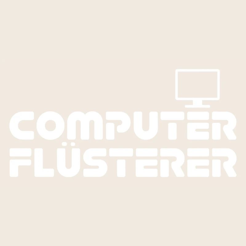 Computer Flüsterer Retro-Print