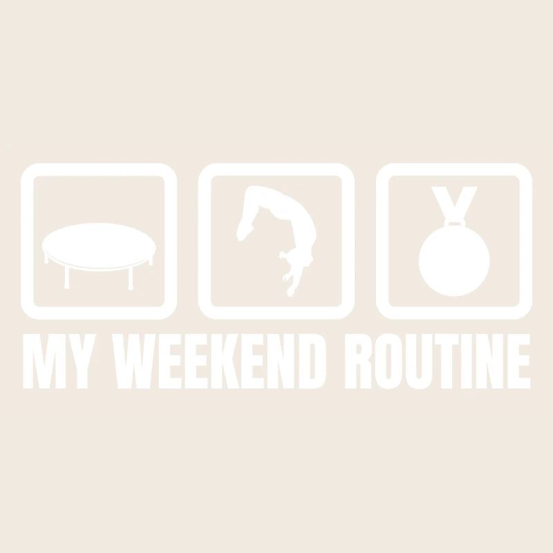 Routine du week-end trampoline