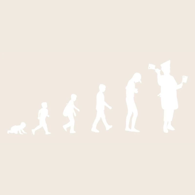 Evolution from baby to butcher / profession