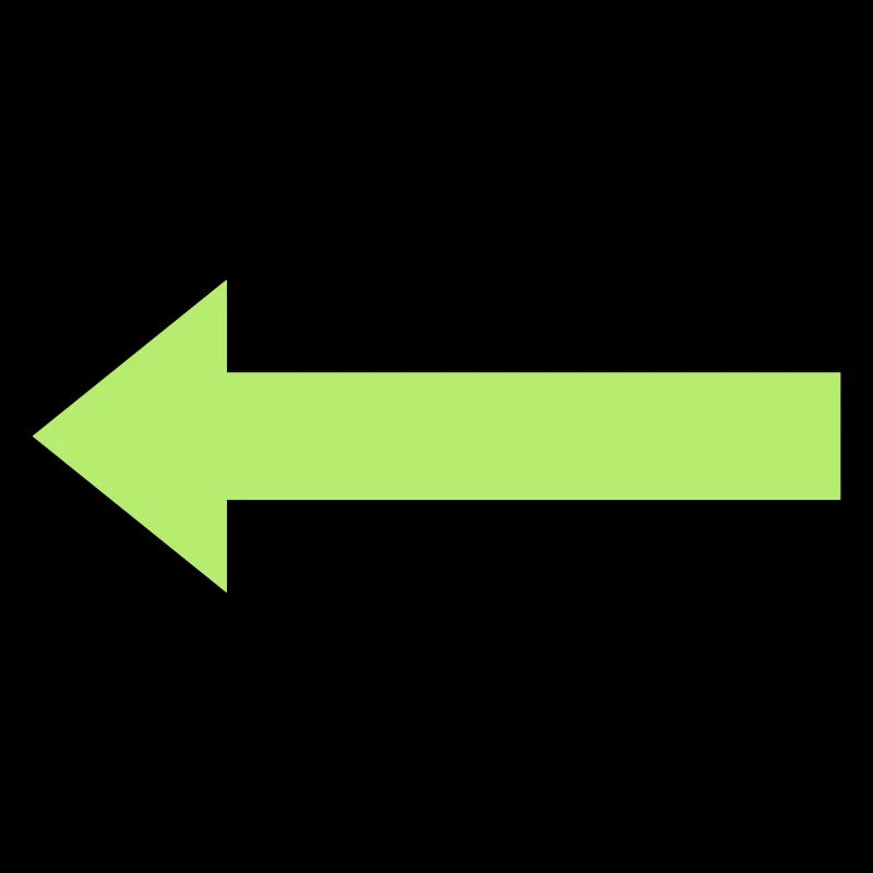 Green arrow to the left