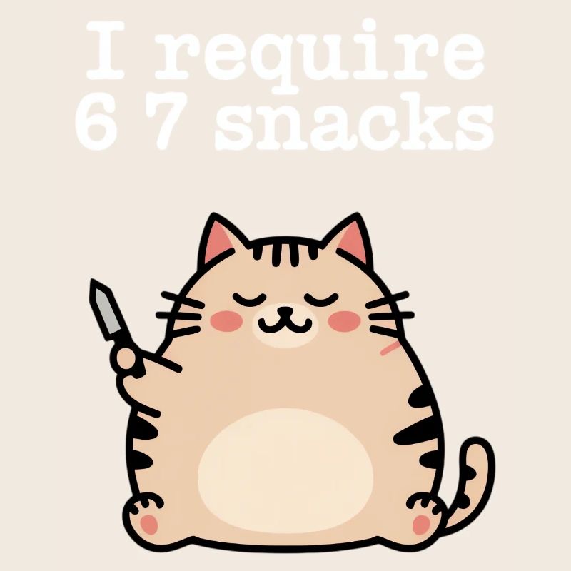 6-7 Mème Internet 6 7 Snack Cat