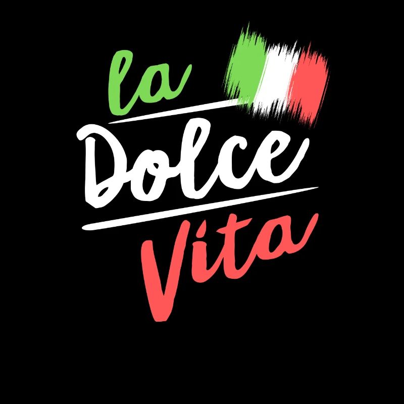 la dolce vita I drapeau italien