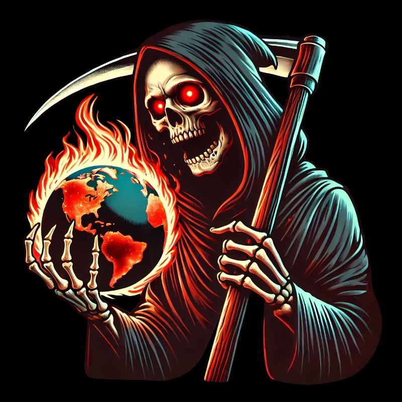 Erde Tod Halloween Klima Erwärmung