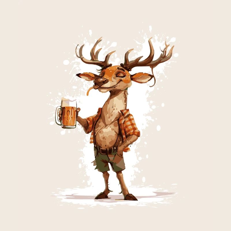 Deer Beer Funny