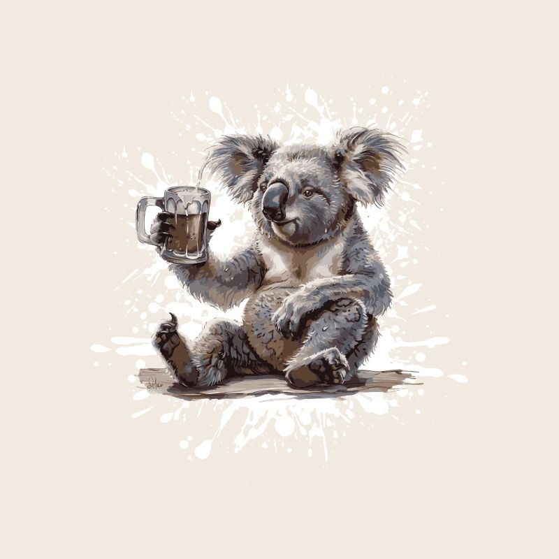 Koala Bier Lustig