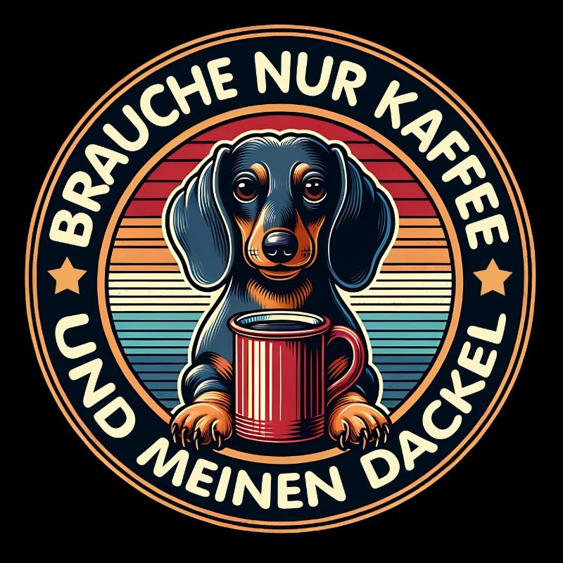 Brauche nur Kaffee und meinen Dackel