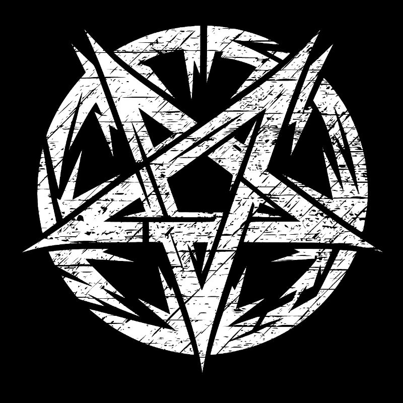 Zerrissenes Pentagramm Okkultes Zeichen