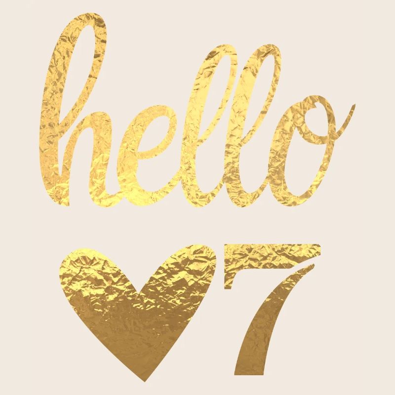 Hello 7 doré