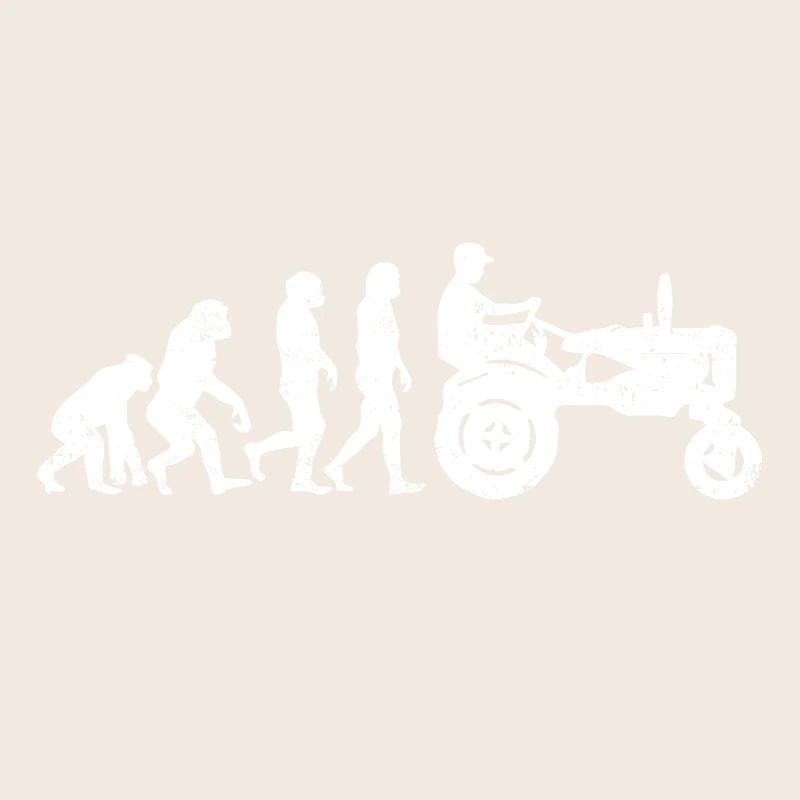 Traktor Evolution bauer landwirt geschenk acker