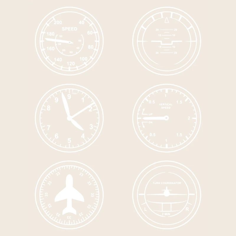 Flugzeug Instrumente
