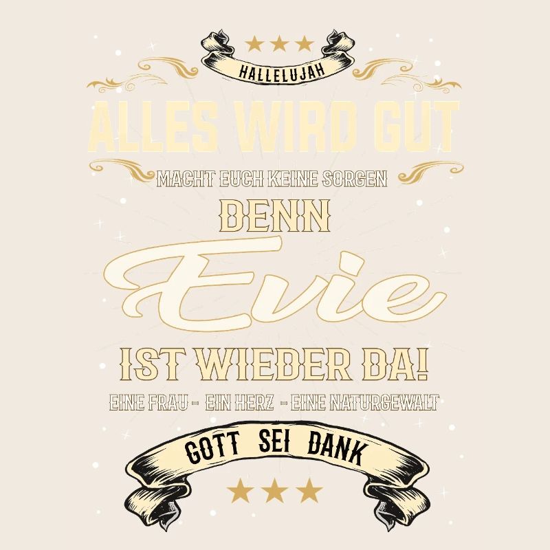 Alles wird gut denn Evie Ist da Outfit