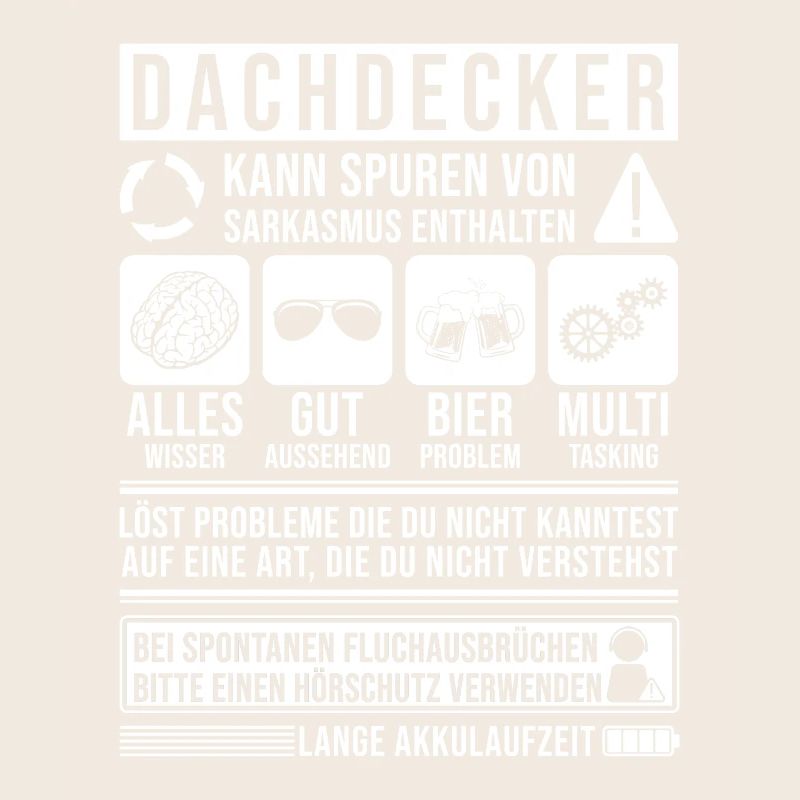 Dachdecker Sprüche Dachdecker