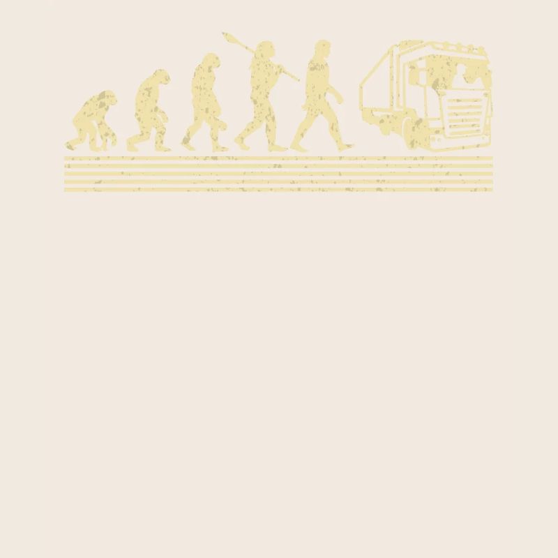 Lkw-fahrer-evolution