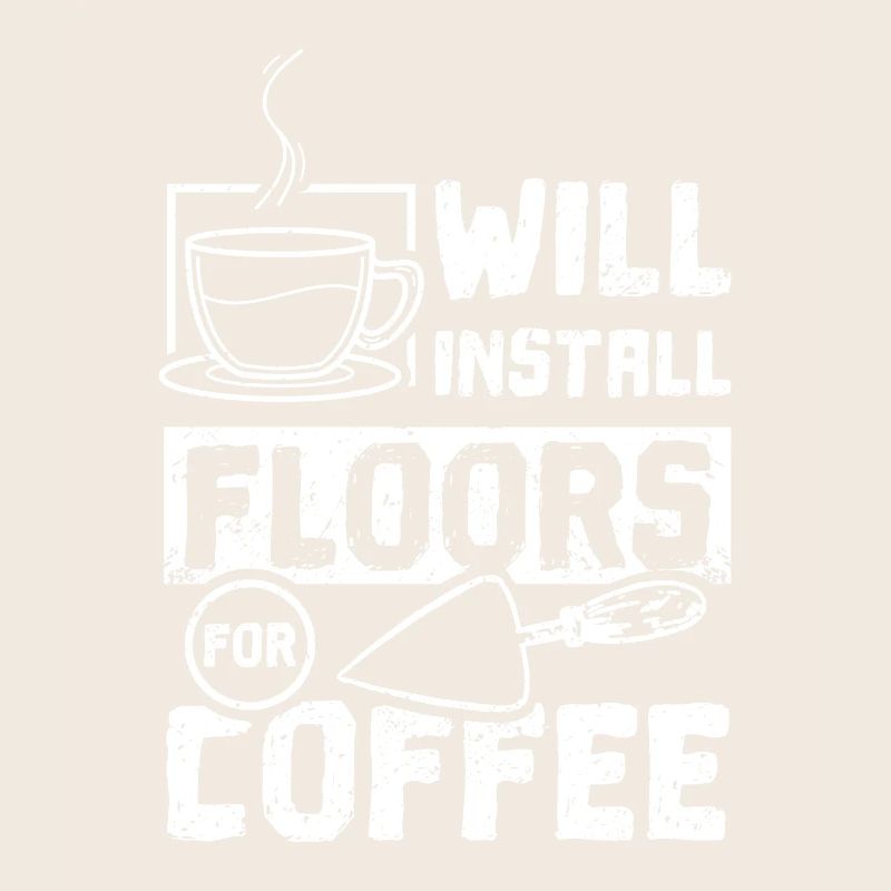 Installera des planchers pour le café