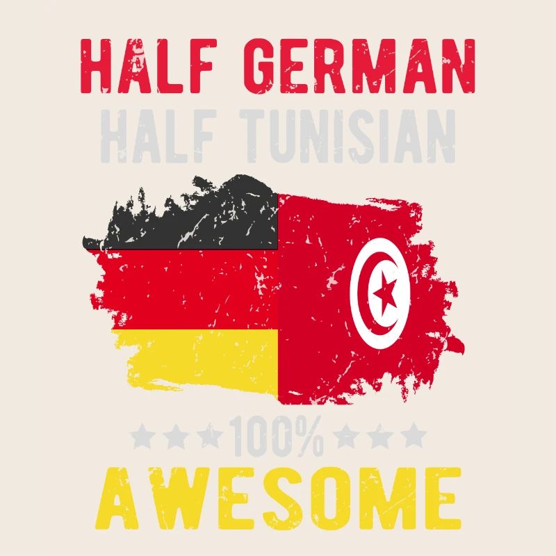 Half German half Tunisian