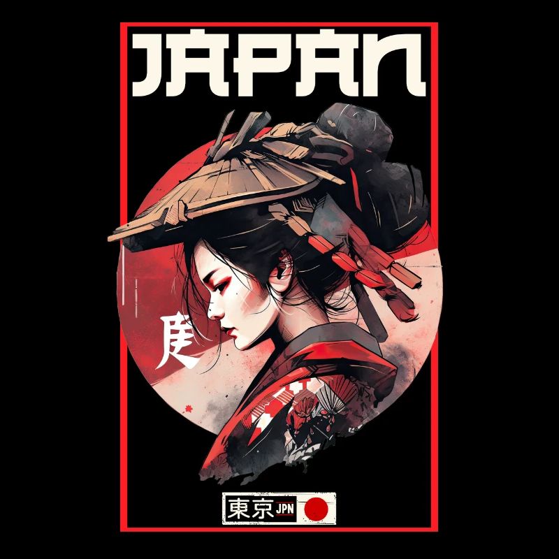 Asia 80s Japanese Retro Samurai Samurai