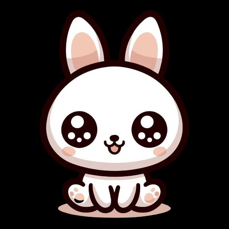 Kaninchen Bubble Tea Kawaii