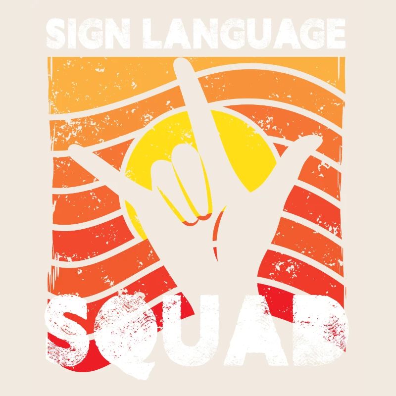 sign language squad Design for a sign language