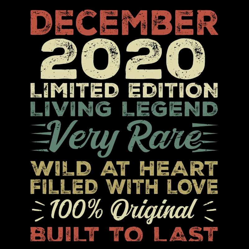 Décembre 2020 - Anniversaire Décembre 2020 année
