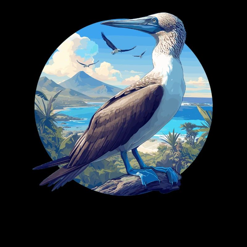 Fou à pieds bleus