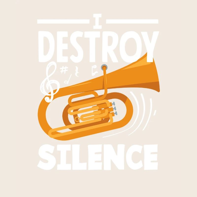 Tuba Player Ich Zerstöre Die Stille