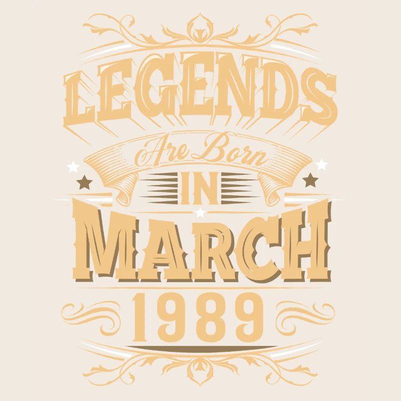 Légende de l’anniversaire de mars 1989