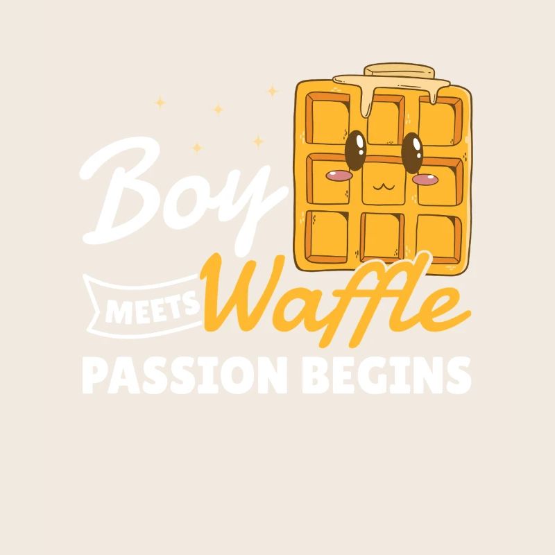 Waffeln Junge Geschenk Boy Waffle Passion Begins