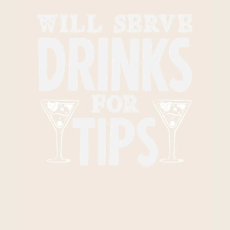 Barkeeper Will Serve Drinks For Tips