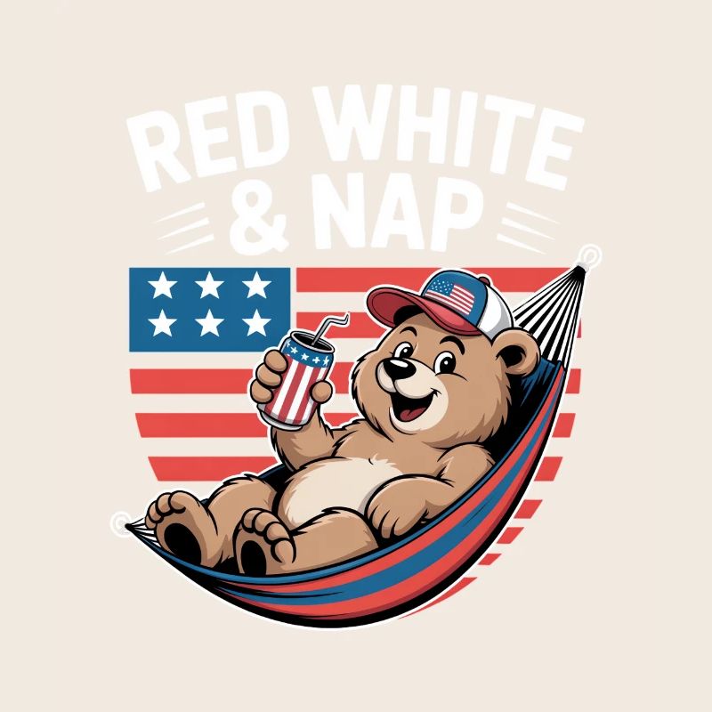 Väter Am 4. Juli: Rot Weiss & Nap