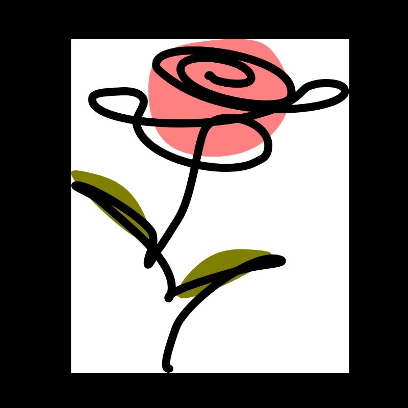 un dessin au trait dessin Fleurs Fleurs Plantes