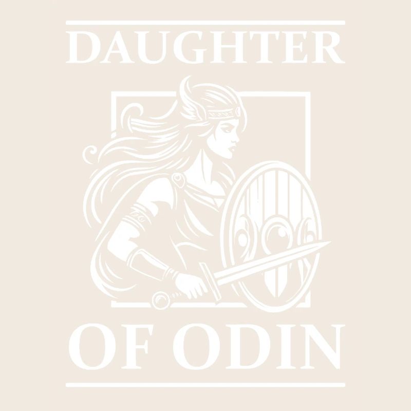 Viking Shield Maiden Design – Strong & Bold