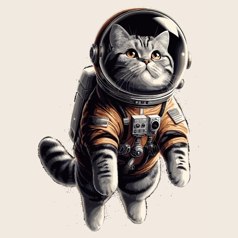 Astronaut BKH getigert Geschenk