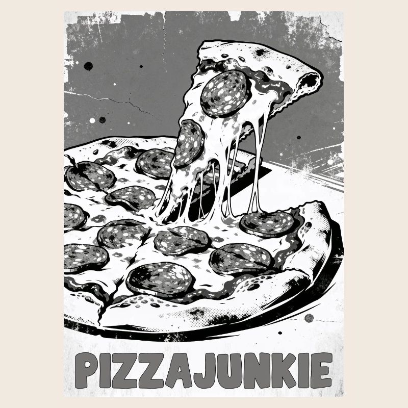Graphique de tranche de Pizza Junkie
