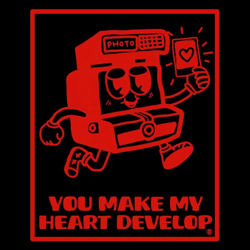 Tu fais développer mon coeur - Design amoureux