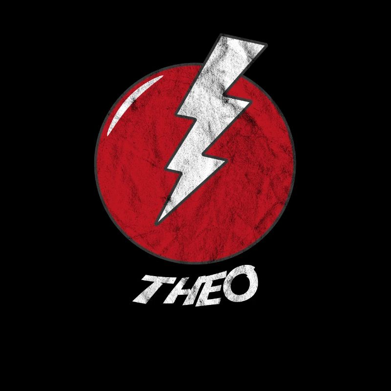 Blitz Namenshirt Superhero Superheld Theo