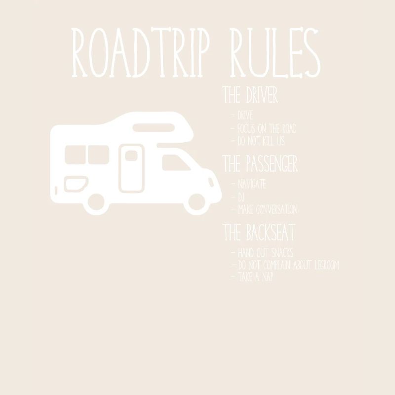 Road Trip Rules - Rules for Vacation