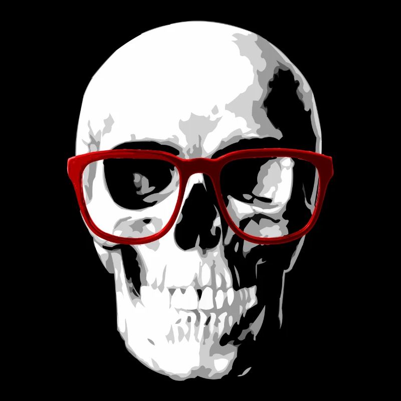 Crâne de nerd pour les geeks
