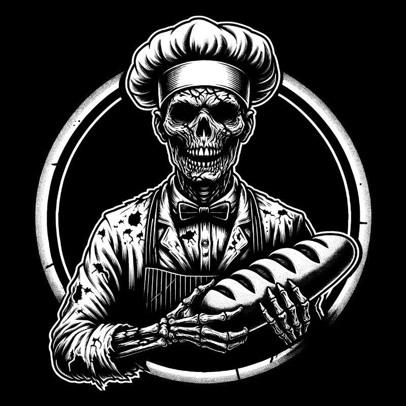 I'll bake for you creepy baker zombie