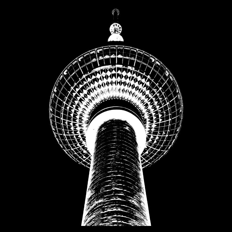 Berlin TV Tower light drawing