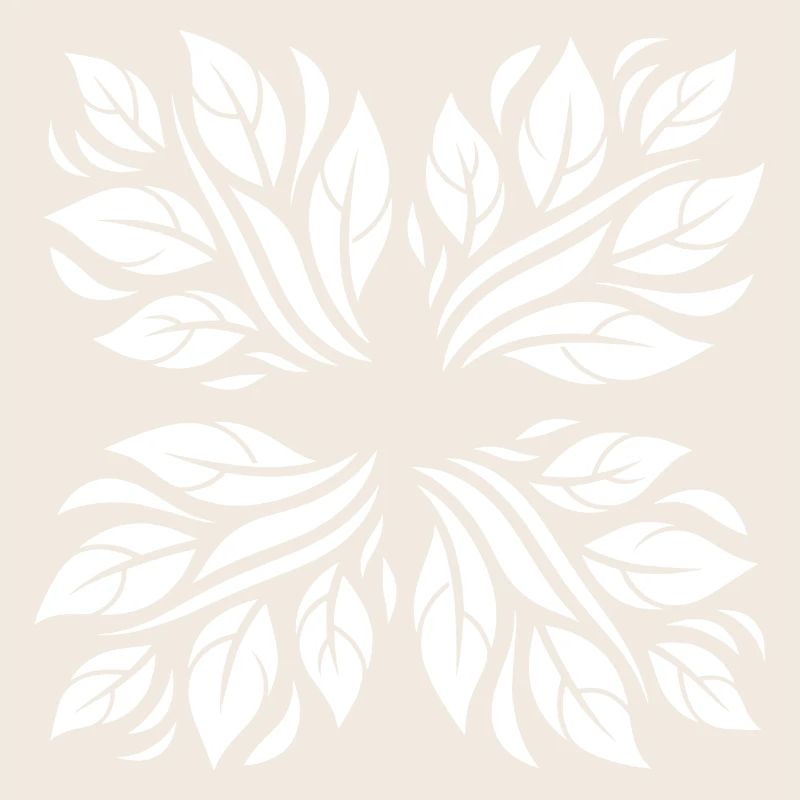 Leaves botanical pattern