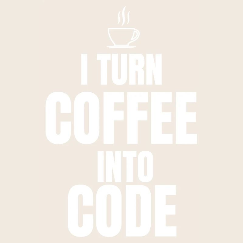 Je transforme le café en code