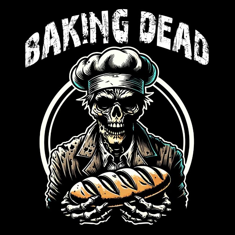 Baking Dead Zombie Bäcker gruseliger Bäcker