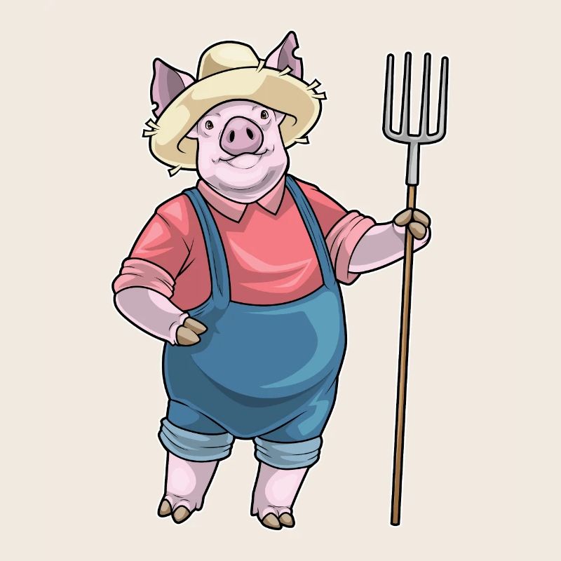 Pig Farmer Pitchfork