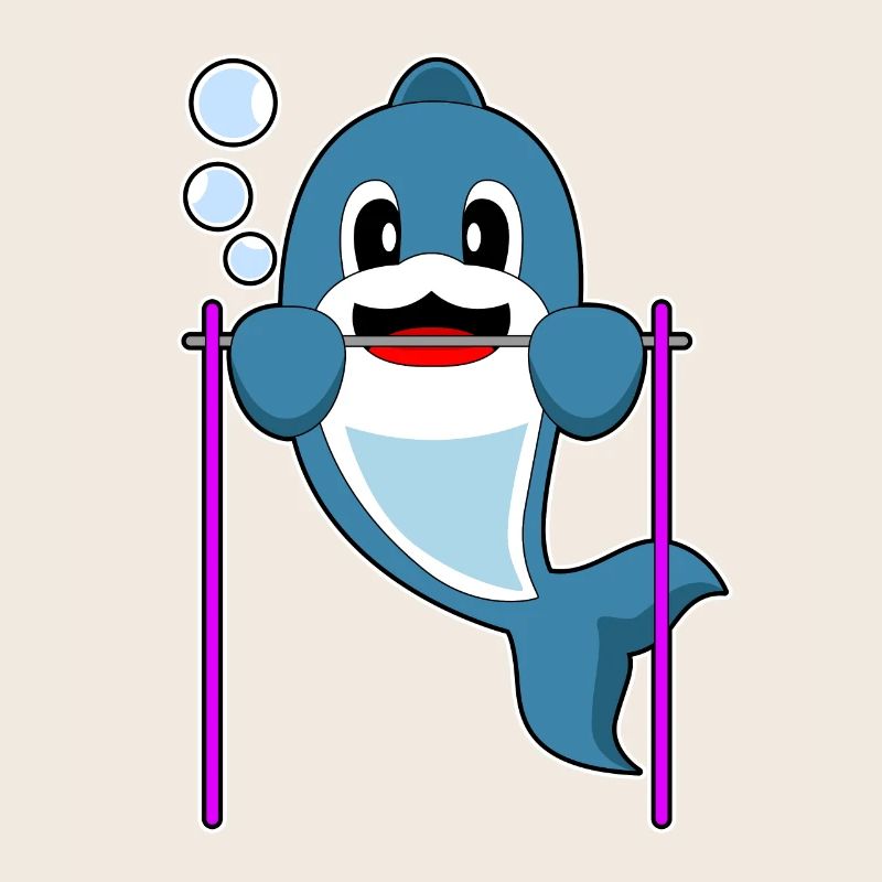 Dolphin Bodybuilder Pull-ups