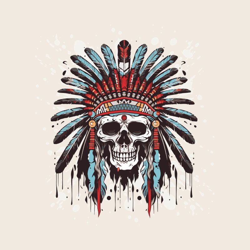 Apache Skull Indian