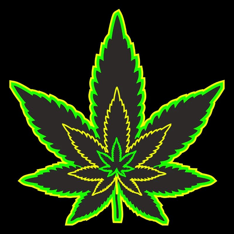 Cannabisblatt - Hanfblatt - Marihuana
