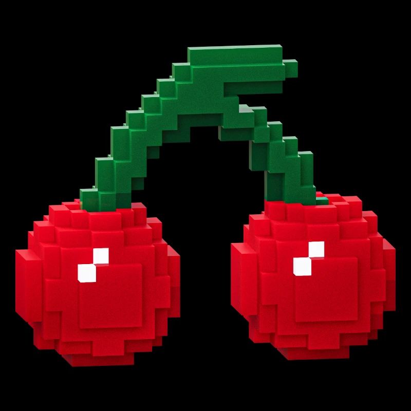 Kirsch-Voxel niedlich